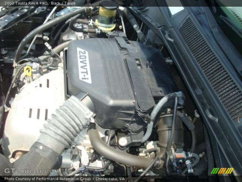 Black / Taupe 2003 Toyota RAV4 4WD