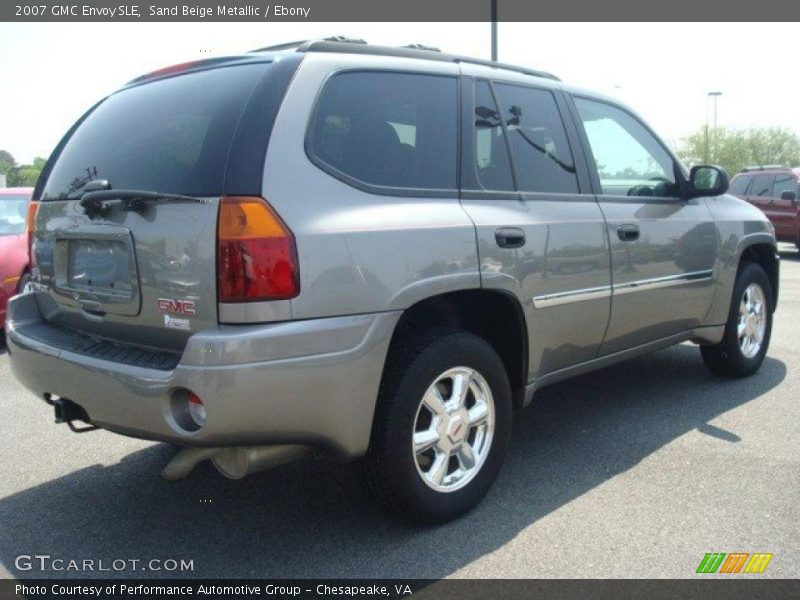 Sand Beige Metallic / Ebony 2007 GMC Envoy SLE