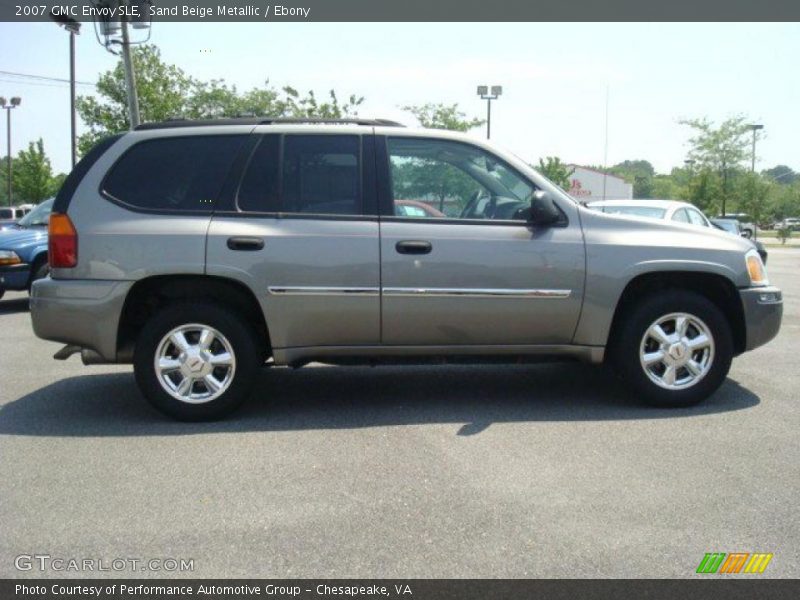 Sand Beige Metallic / Ebony 2007 GMC Envoy SLE