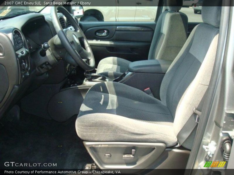 Sand Beige Metallic / Ebony 2007 GMC Envoy SLE