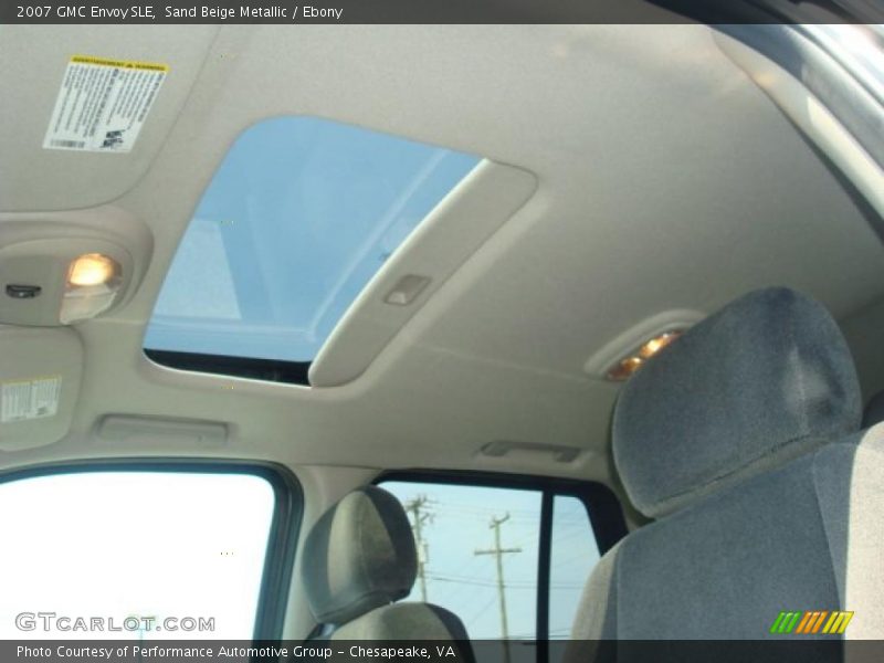 Sand Beige Metallic / Ebony 2007 GMC Envoy SLE