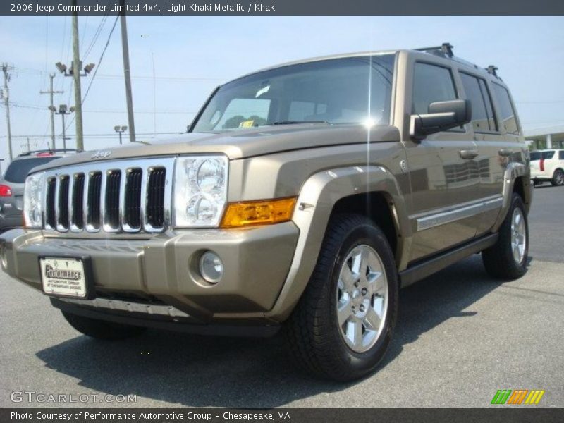 Light Khaki Metallic / Khaki 2006 Jeep Commander Limited 4x4