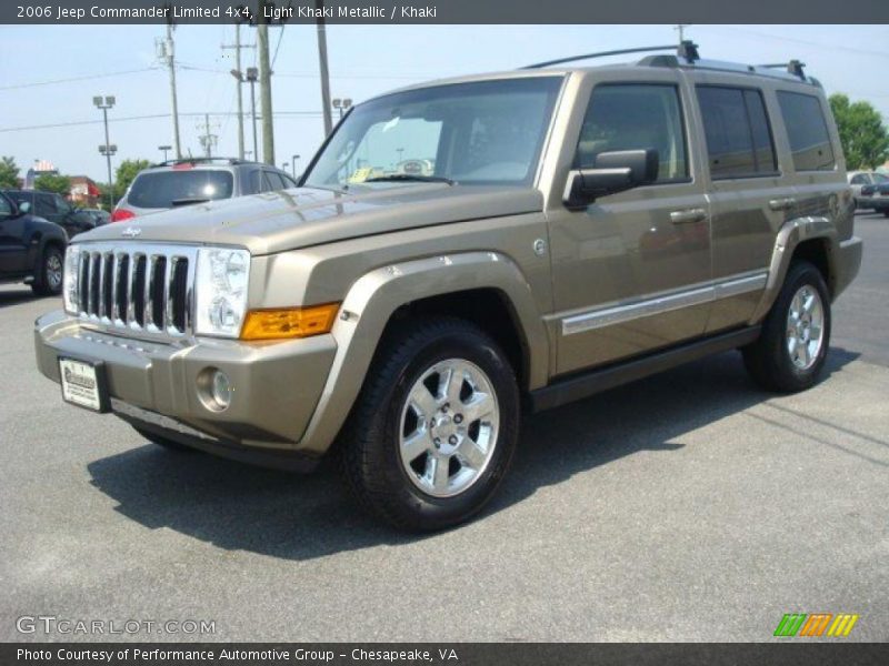 Light Khaki Metallic / Khaki 2006 Jeep Commander Limited 4x4
