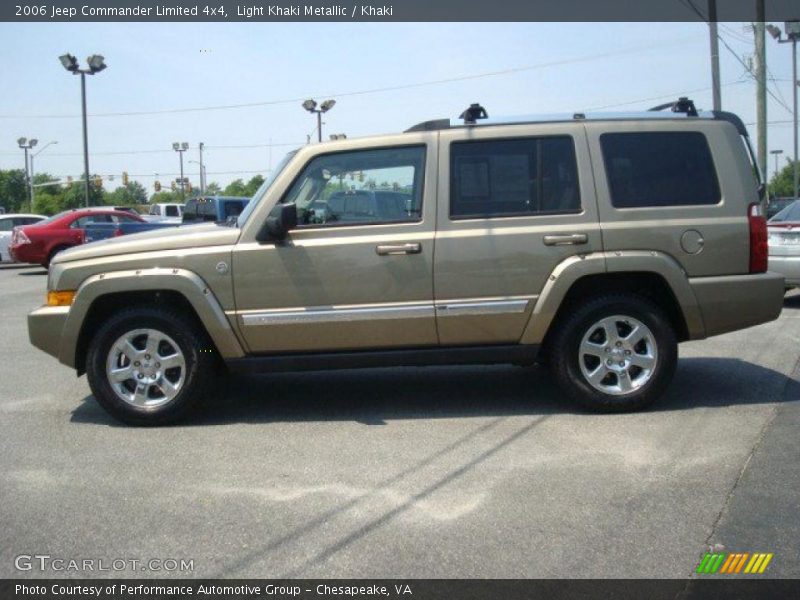 Light Khaki Metallic / Khaki 2006 Jeep Commander Limited 4x4