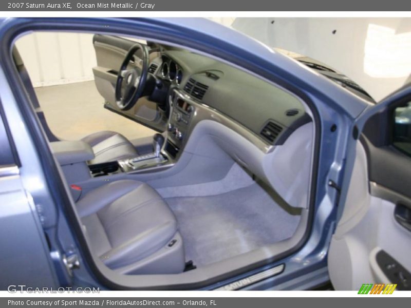 Ocean Mist Metallic / Gray 2007 Saturn Aura XE