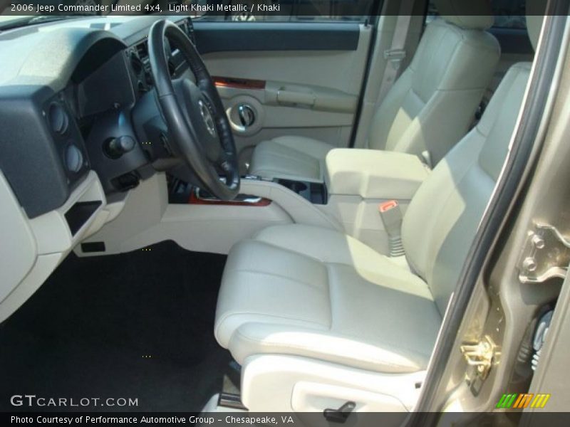 Light Khaki Metallic / Khaki 2006 Jeep Commander Limited 4x4