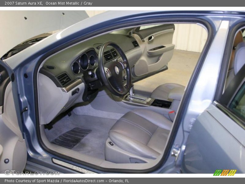 Ocean Mist Metallic / Gray 2007 Saturn Aura XE
