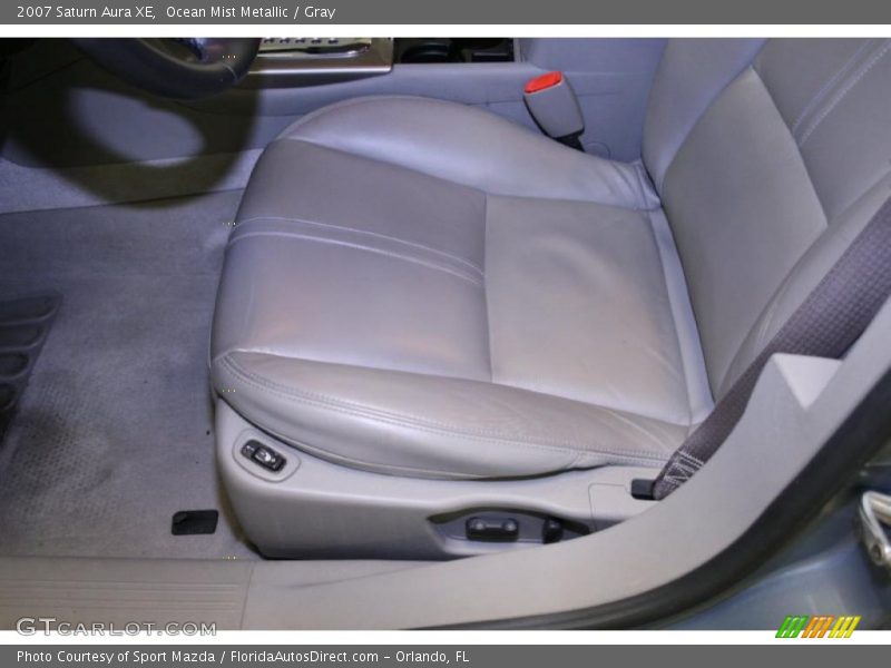 Ocean Mist Metallic / Gray 2007 Saturn Aura XE