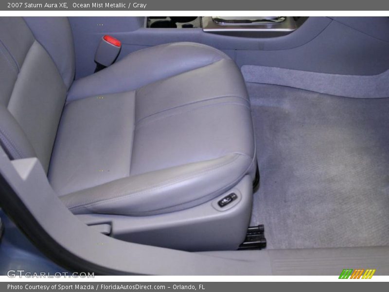 Ocean Mist Metallic / Gray 2007 Saturn Aura XE