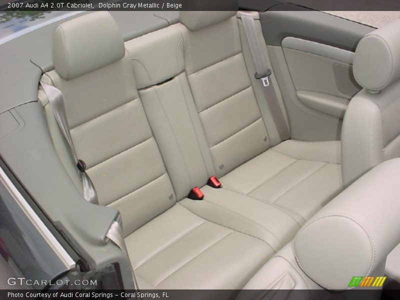 Dolphin Gray Metallic / Beige 2007 Audi A4 2.0T Cabriolet