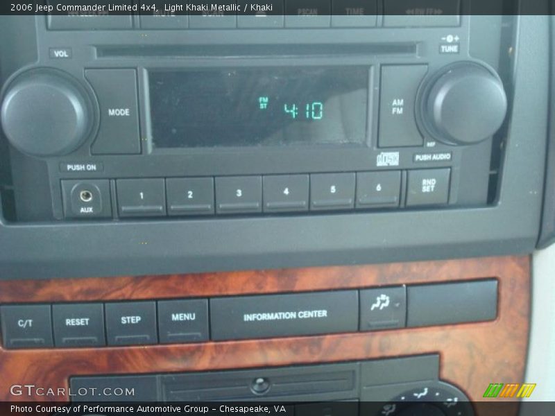 Light Khaki Metallic / Khaki 2006 Jeep Commander Limited 4x4