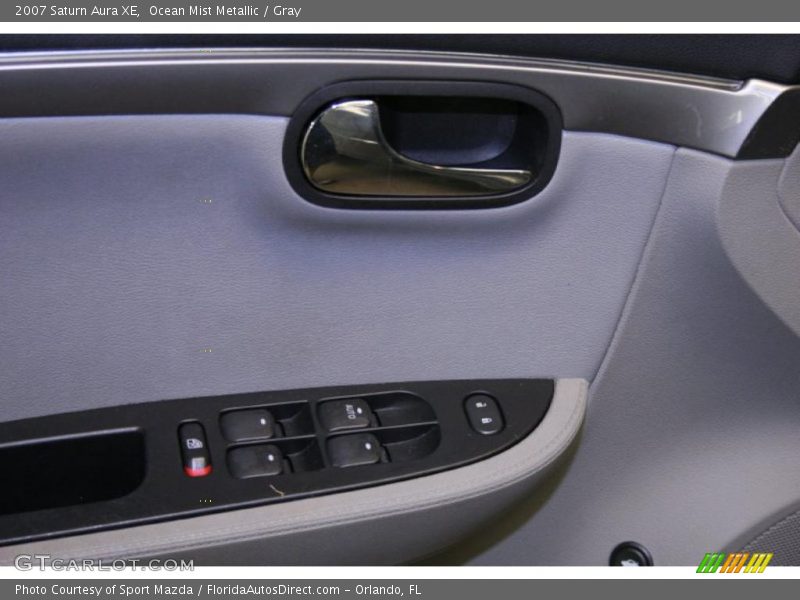 Ocean Mist Metallic / Gray 2007 Saturn Aura XE