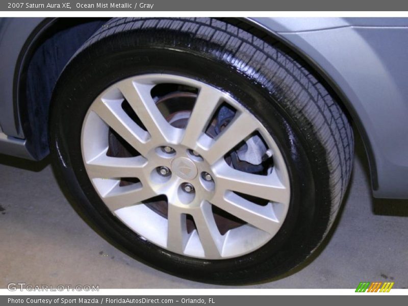 Ocean Mist Metallic / Gray 2007 Saturn Aura XE