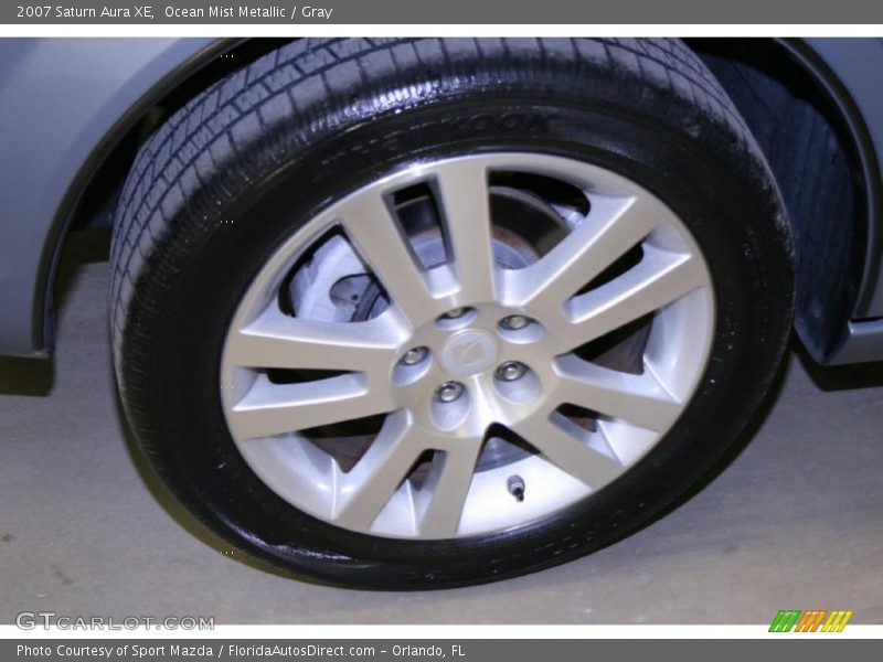 Ocean Mist Metallic / Gray 2007 Saturn Aura XE