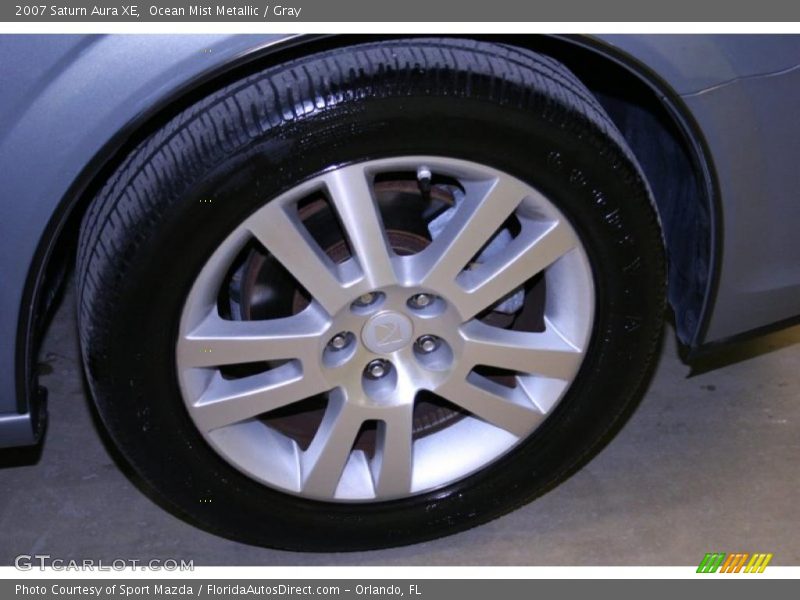 Ocean Mist Metallic / Gray 2007 Saturn Aura XE