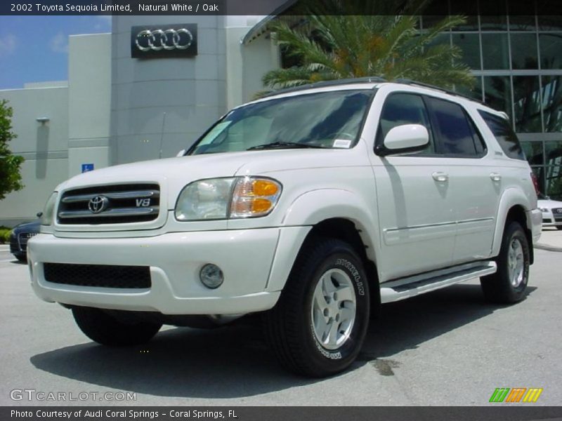 Natural White / Oak 2002 Toyota Sequoia Limited