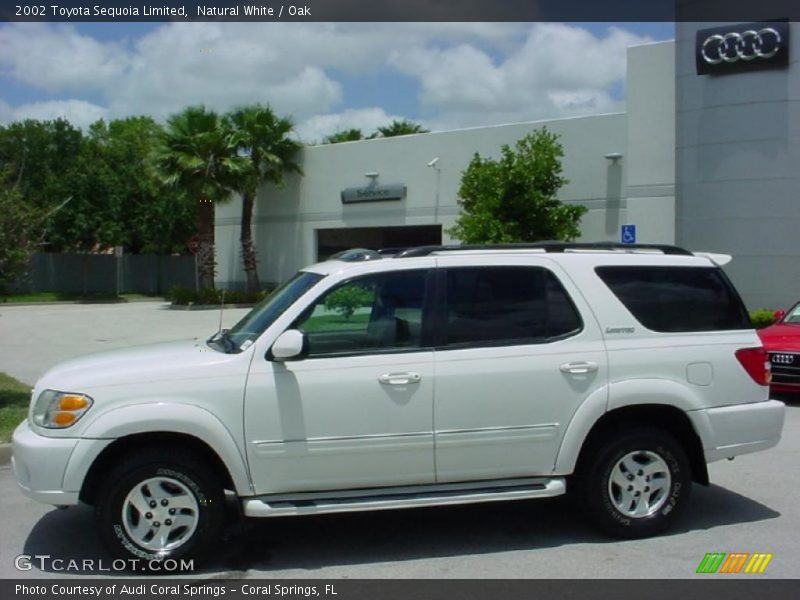 Natural White / Oak 2002 Toyota Sequoia Limited