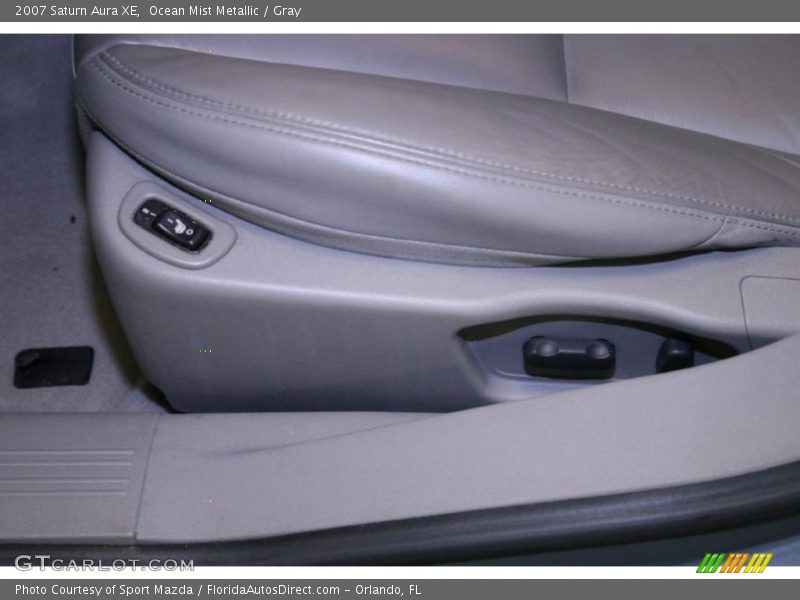 Ocean Mist Metallic / Gray 2007 Saturn Aura XE