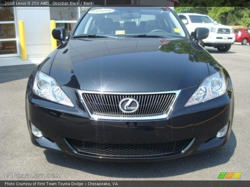 Obsidian Black / Black 2008 Lexus IS 250 AWD