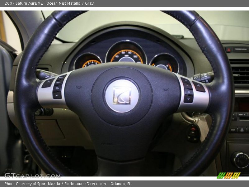 Ocean Mist Metallic / Gray 2007 Saturn Aura XE