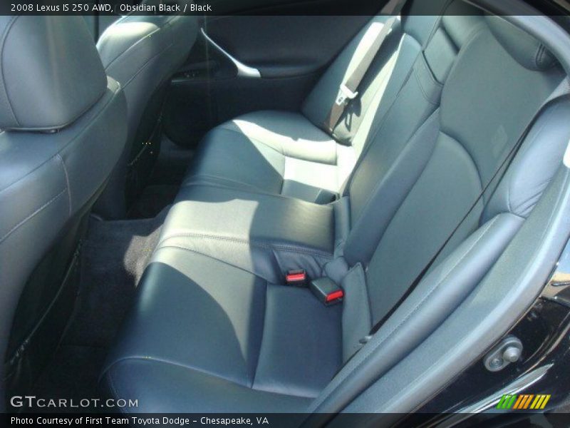 Obsidian Black / Black 2008 Lexus IS 250 AWD