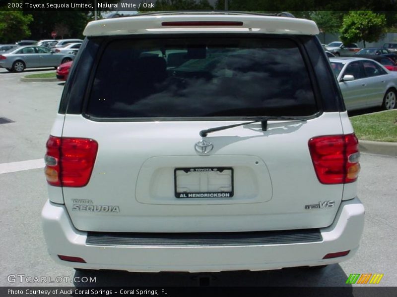 Natural White / Oak 2002 Toyota Sequoia Limited