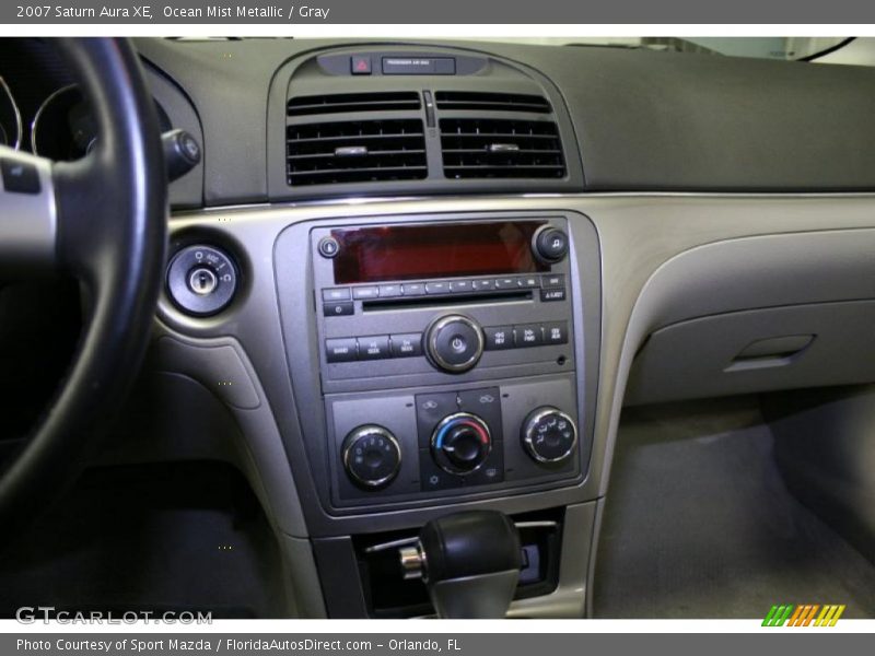 Ocean Mist Metallic / Gray 2007 Saturn Aura XE