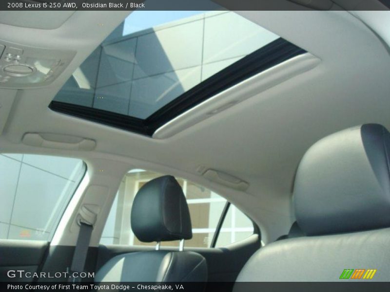 Obsidian Black / Black 2008 Lexus IS 250 AWD