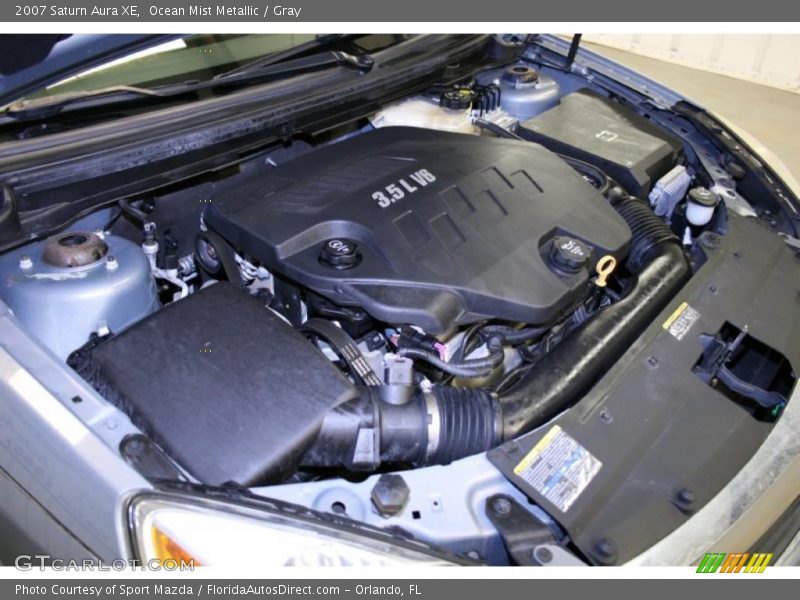 Ocean Mist Metallic / Gray 2007 Saturn Aura XE