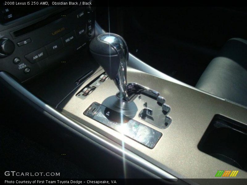Obsidian Black / Black 2008 Lexus IS 250 AWD