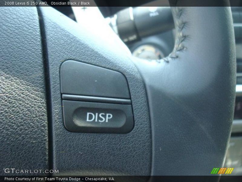 Obsidian Black / Black 2008 Lexus IS 250 AWD