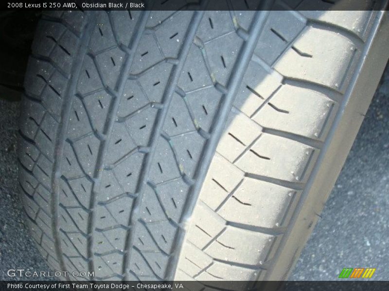 Obsidian Black / Black 2008 Lexus IS 250 AWD