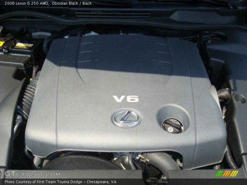 Obsidian Black / Black 2008 Lexus IS 250 AWD