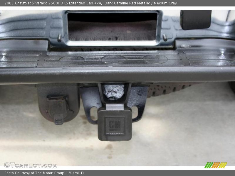 Dark Carmine Red Metallic / Medium Gray 2003 Chevrolet Silverado 2500HD LS Extended Cab 4x4