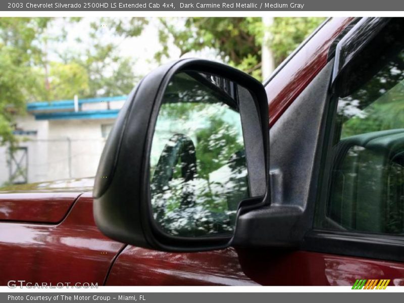 Dark Carmine Red Metallic / Medium Gray 2003 Chevrolet Silverado 2500HD LS Extended Cab 4x4
