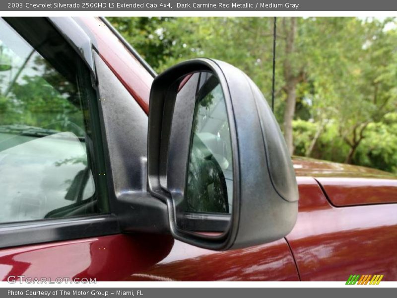 Dark Carmine Red Metallic / Medium Gray 2003 Chevrolet Silverado 2500HD LS Extended Cab 4x4