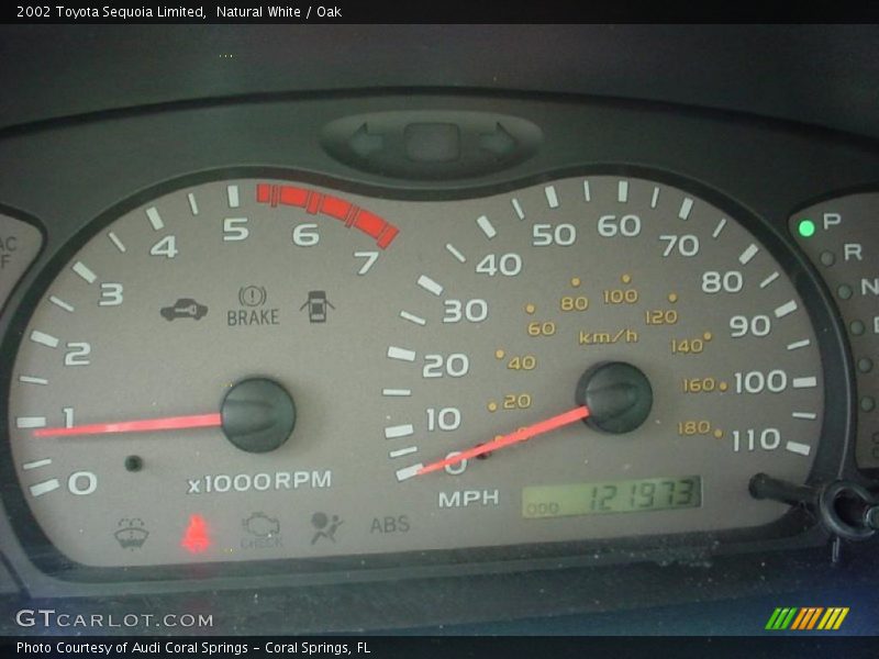 Natural White / Oak 2002 Toyota Sequoia Limited