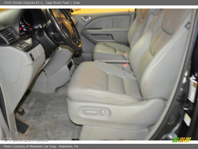 Sage Brush Pearl / Gray 2006 Honda Odyssey EX-L