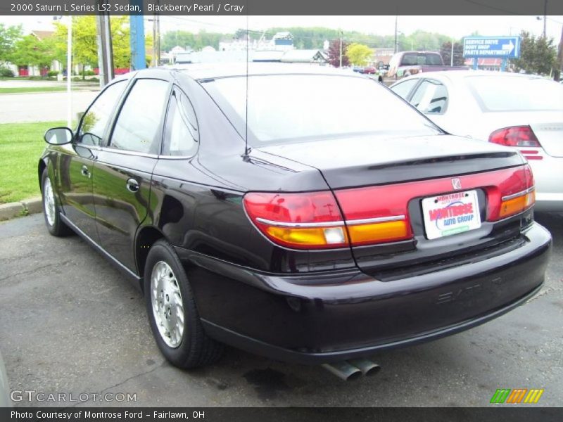 Blackberry Pearl / Gray 2000 Saturn L Series LS2 Sedan