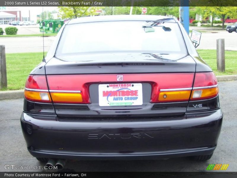 Blackberry Pearl / Gray 2000 Saturn L Series LS2 Sedan