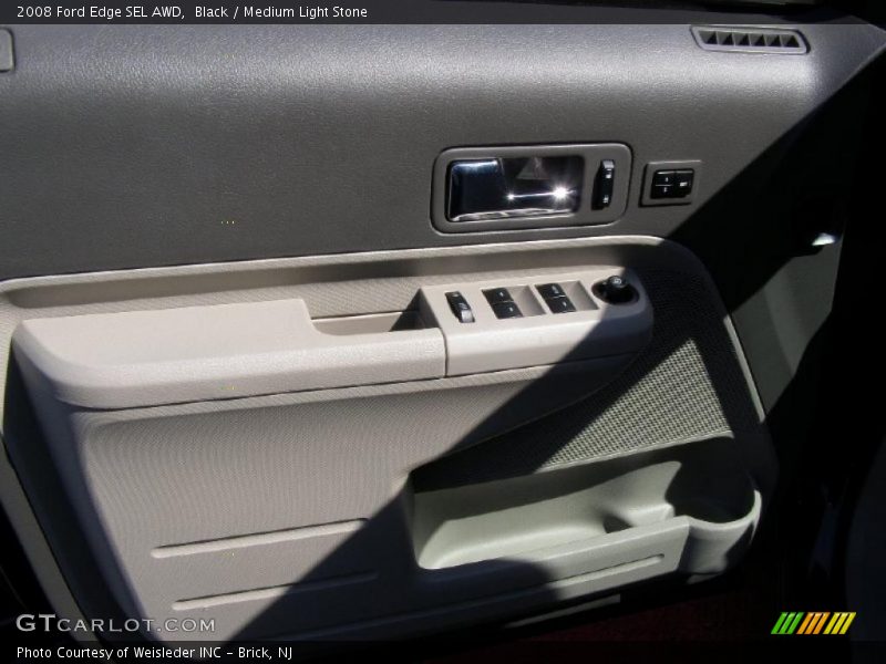 Black / Medium Light Stone 2008 Ford Edge SEL AWD