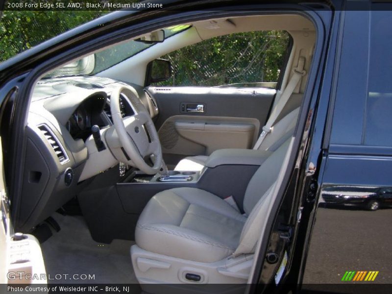 Black / Medium Light Stone 2008 Ford Edge SEL AWD