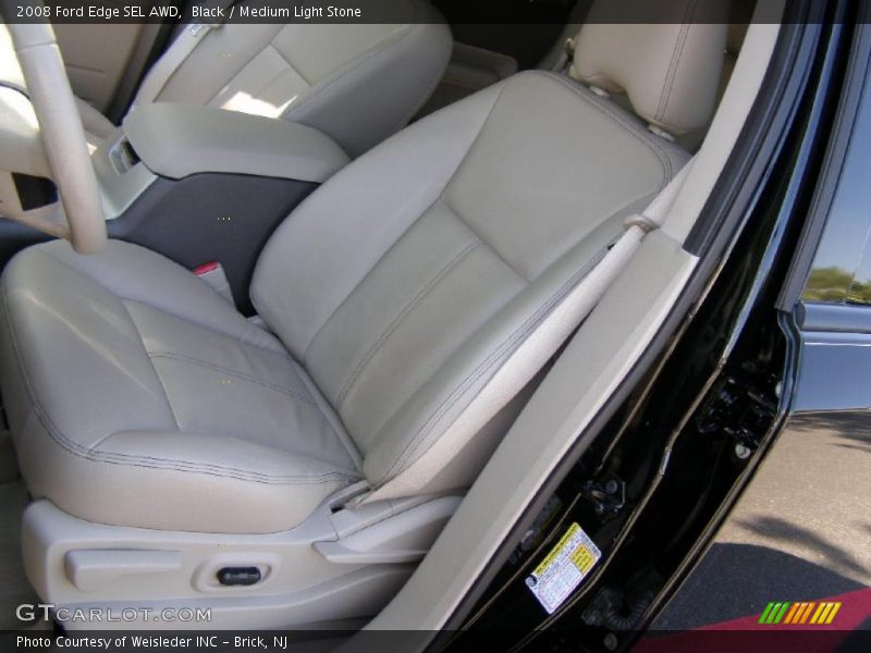 Black / Medium Light Stone 2008 Ford Edge SEL AWD