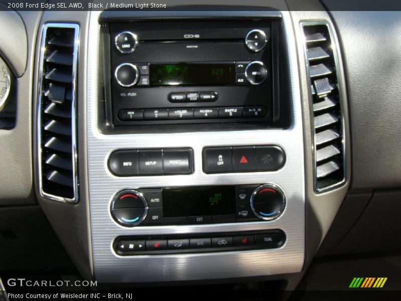 Black / Medium Light Stone 2008 Ford Edge SEL AWD