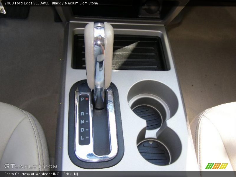 Black / Medium Light Stone 2008 Ford Edge SEL AWD