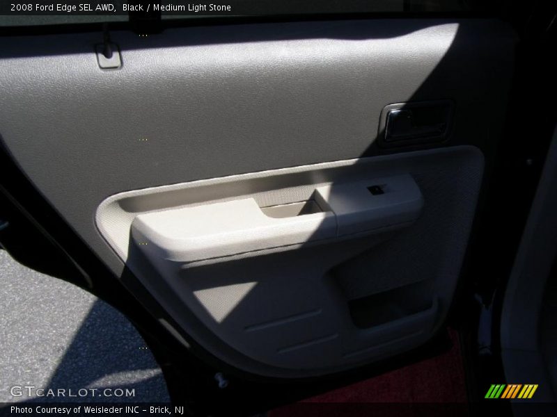 Black / Medium Light Stone 2008 Ford Edge SEL AWD