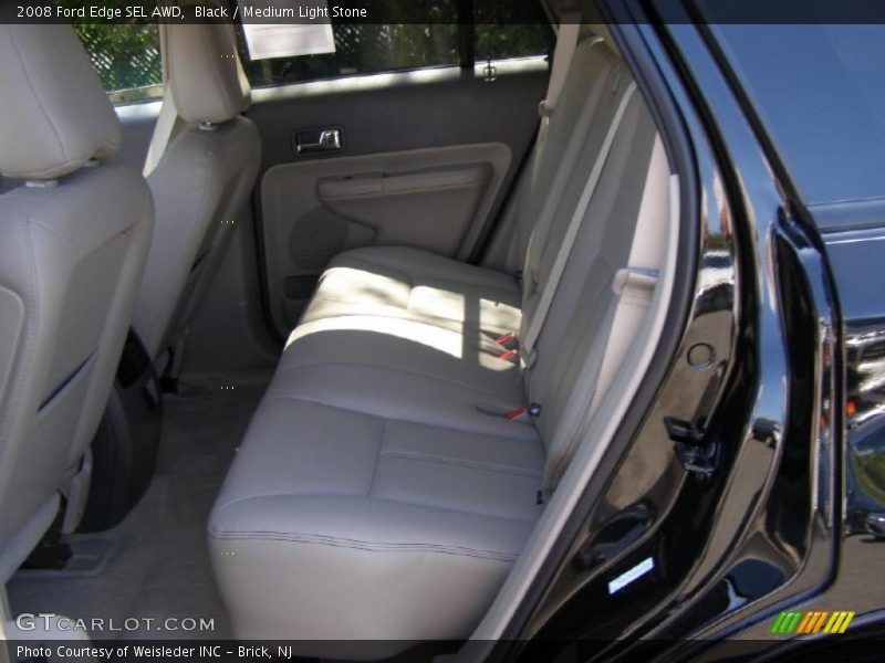 Black / Medium Light Stone 2008 Ford Edge SEL AWD