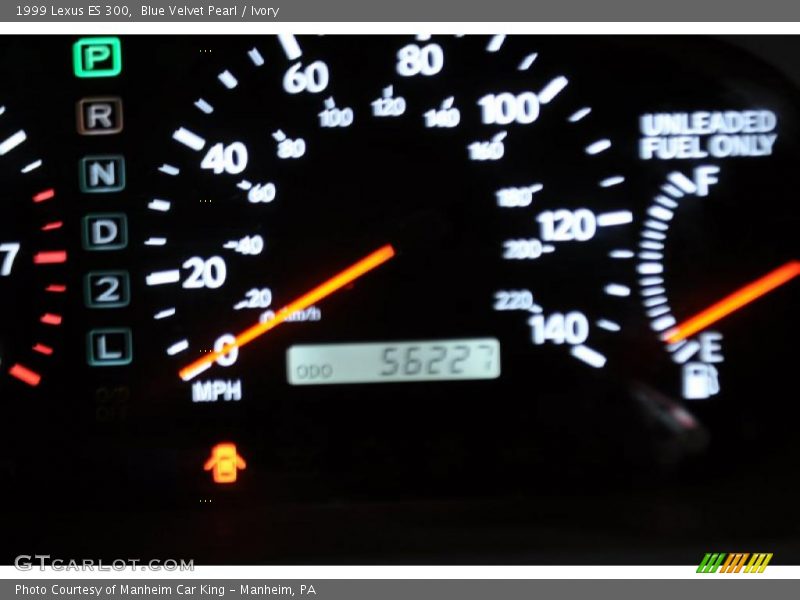 Blue Velvet Pearl / Ivory 1999 Lexus ES 300
