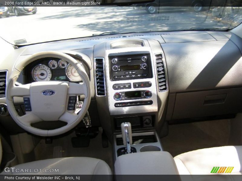 Black / Medium Light Stone 2008 Ford Edge SEL AWD