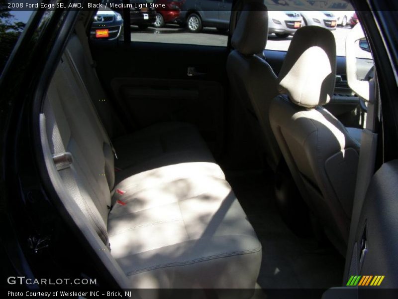 Black / Medium Light Stone 2008 Ford Edge SEL AWD